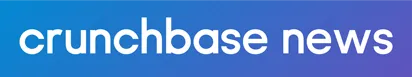 Crunchbase News logo with white lowercase letters on a blue to purple gradient background.