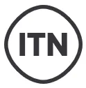 ITN logo with bold black letters inside a rounded diamond-shaped outline.