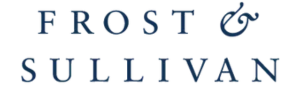 Frost & Sullivan logo with the text 'Frost & Sullivan' in uppercase letters and an abstract design element around the ampersand.