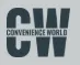 Logo with large initials CW above the words Convenience World in a bold, dark font on a gray background.