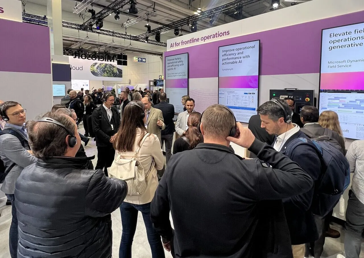 Live demos as Hannover Messe