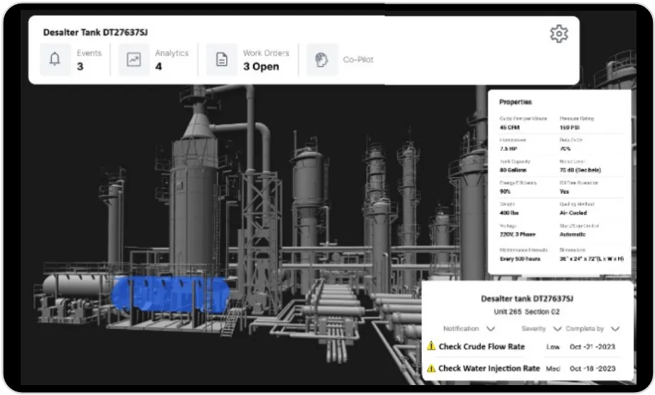 digital twin on tablet