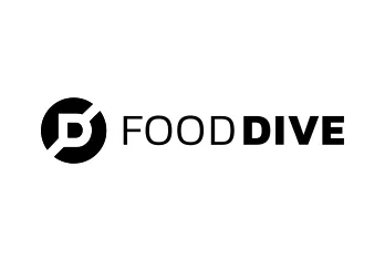 FOODDIVE logo with stylized letter D inside a circle to the left of the text.