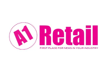 A1 Retail logo with 'A1' inside a dotted circle to the left and 'Retail' in bold pink letters to the right, followed by the tagline 'First place for news in your industry' underneath.