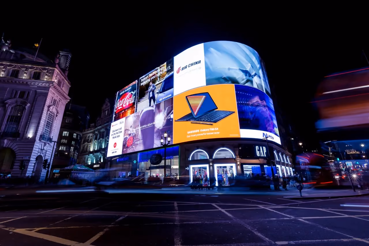 Brand awareness campaign audience reach across multiple digital channels