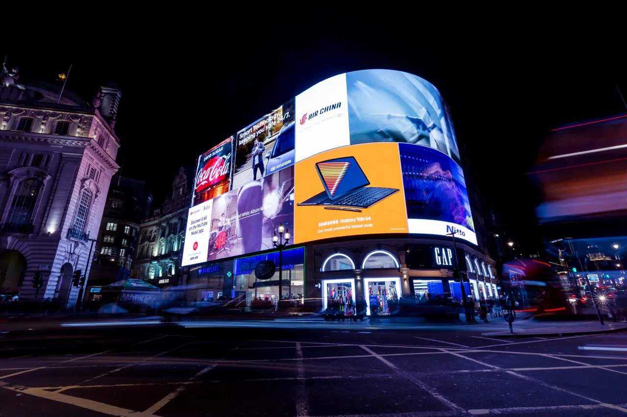 Brand awareness campaign audience reach across multiple digital channels