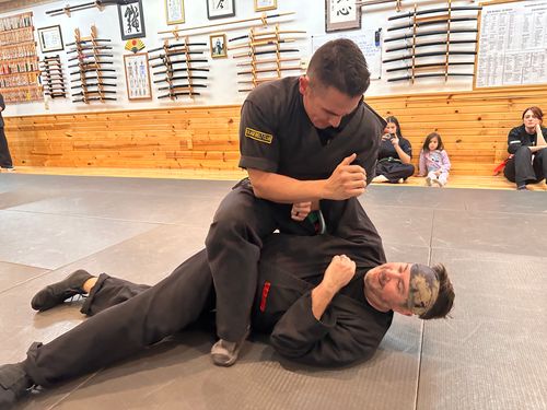 Student training at The Dojo Martial Arts