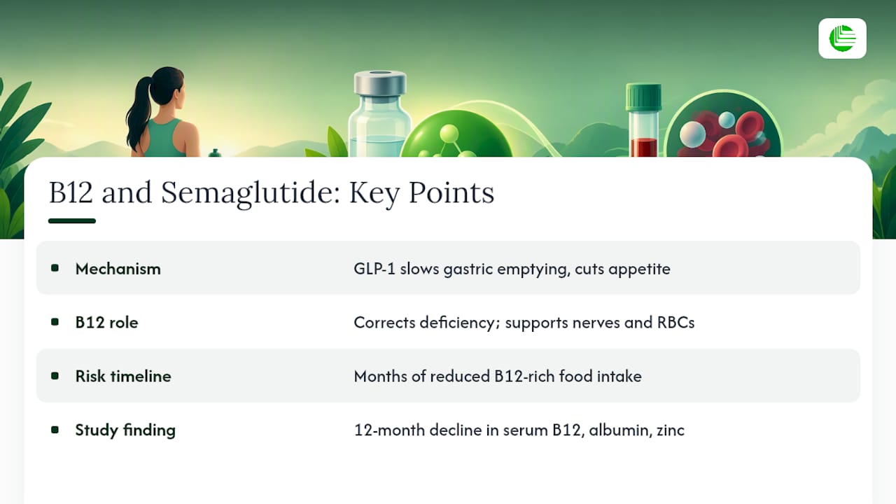 Does B12 Actually Boost Semaglutide's Weight Loss Or Energy? — overview diagram