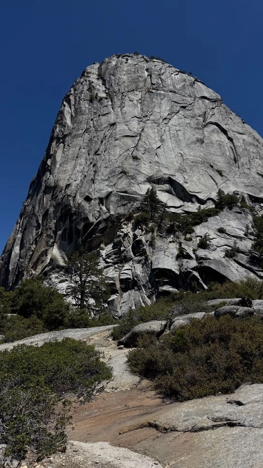 Dramatic Yosemite granite landscape
