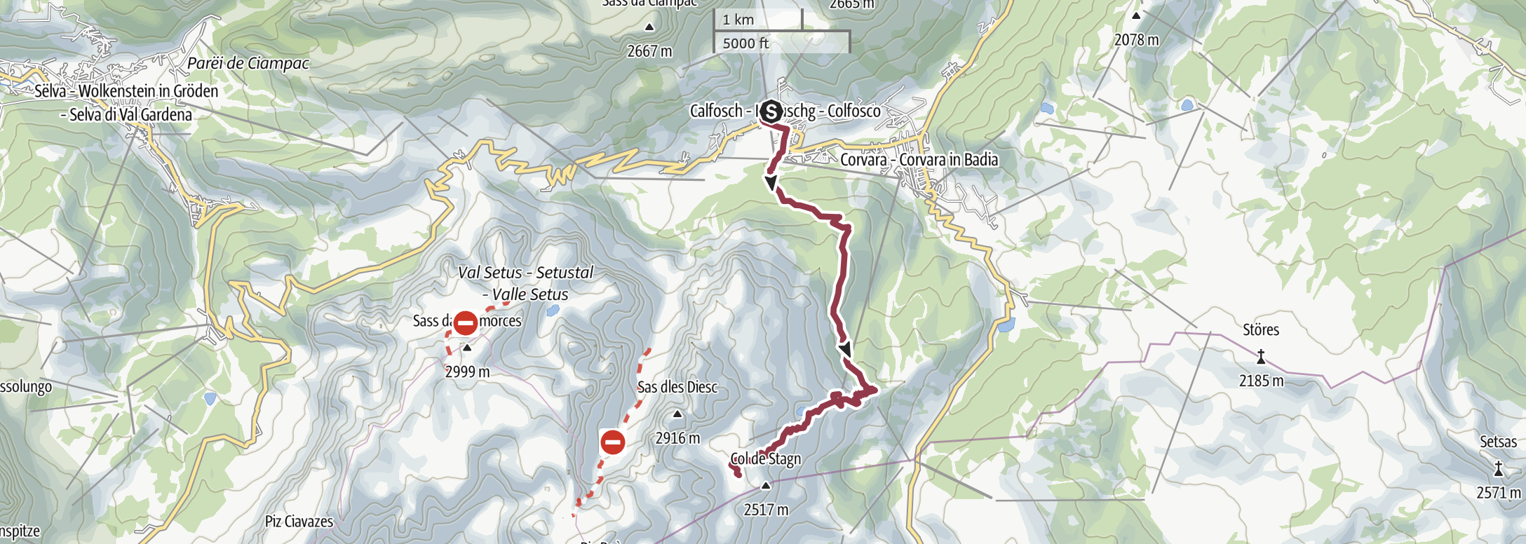 Route map