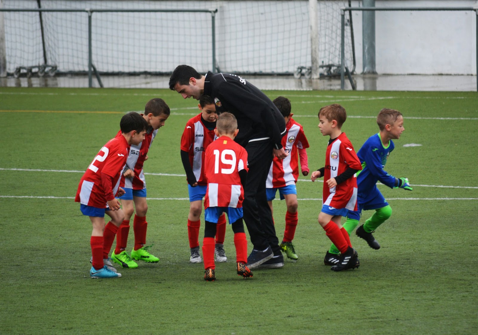 Youth soccer team building
