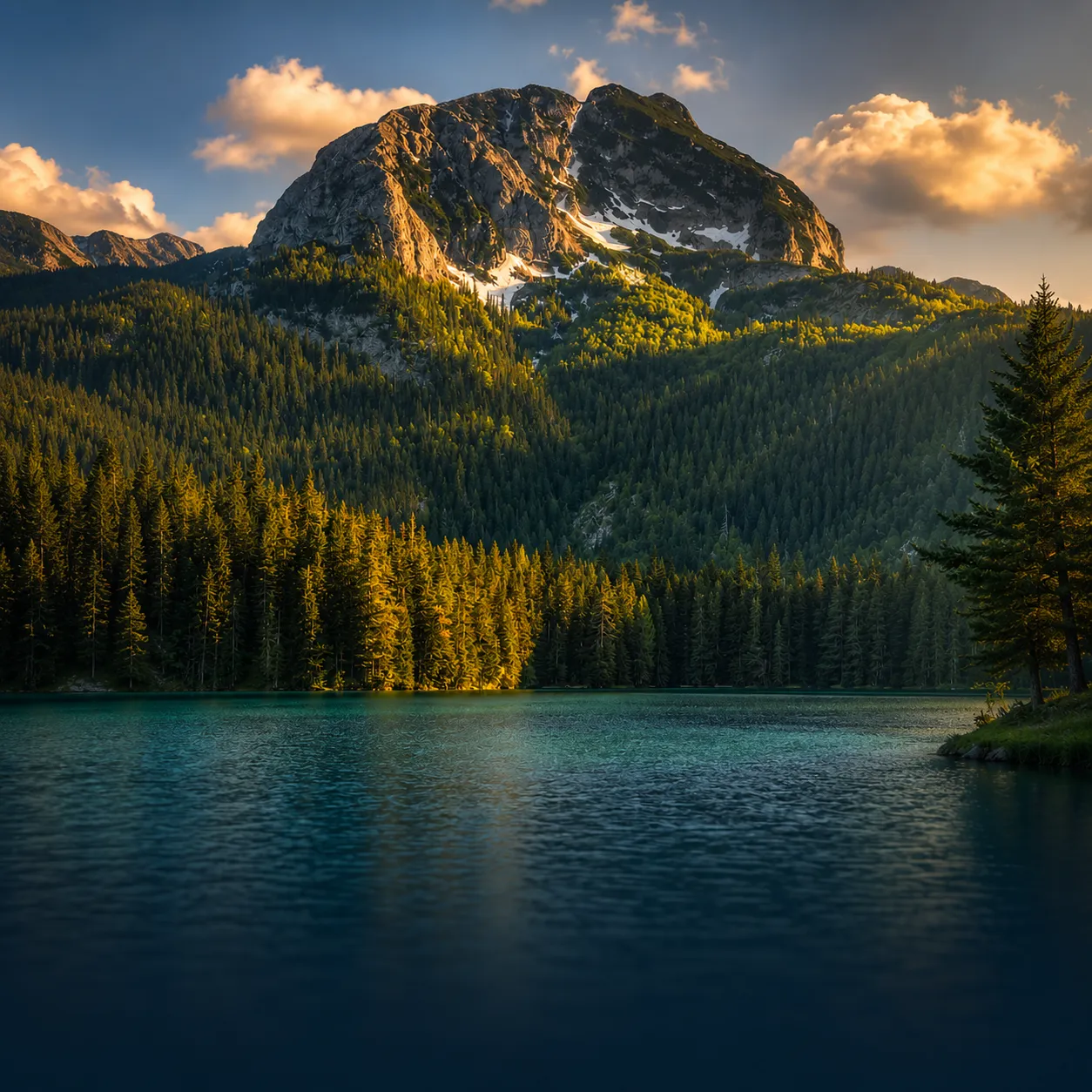 Black Lake in Durmitor National Park, Montenegro