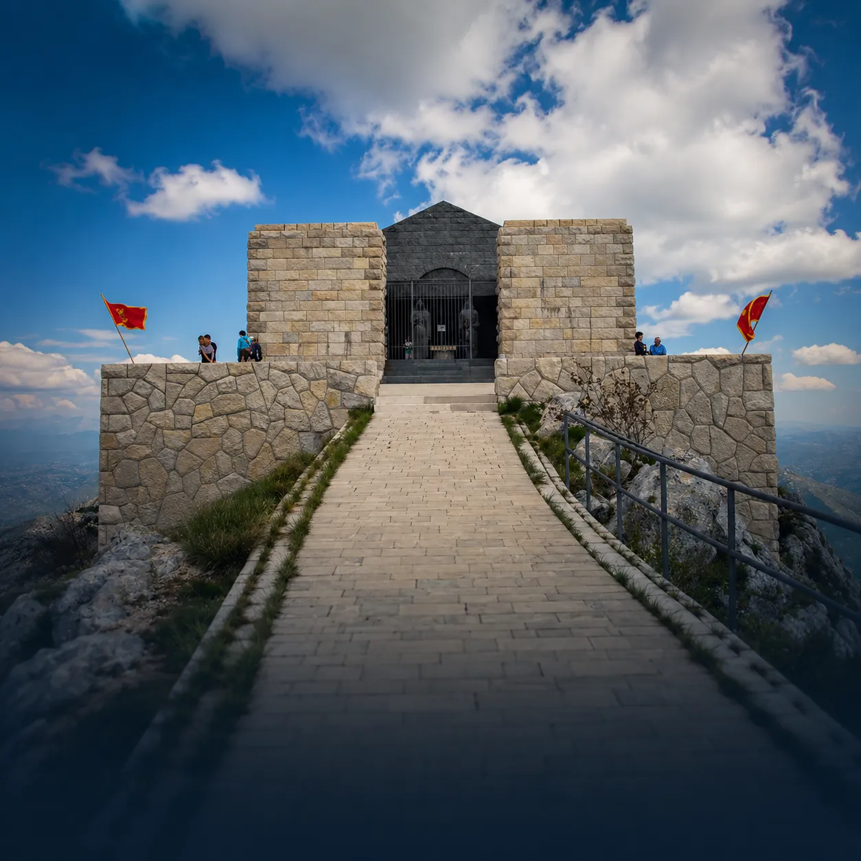 Njegos Mausoleum on Mount Lovcen, Montenegro