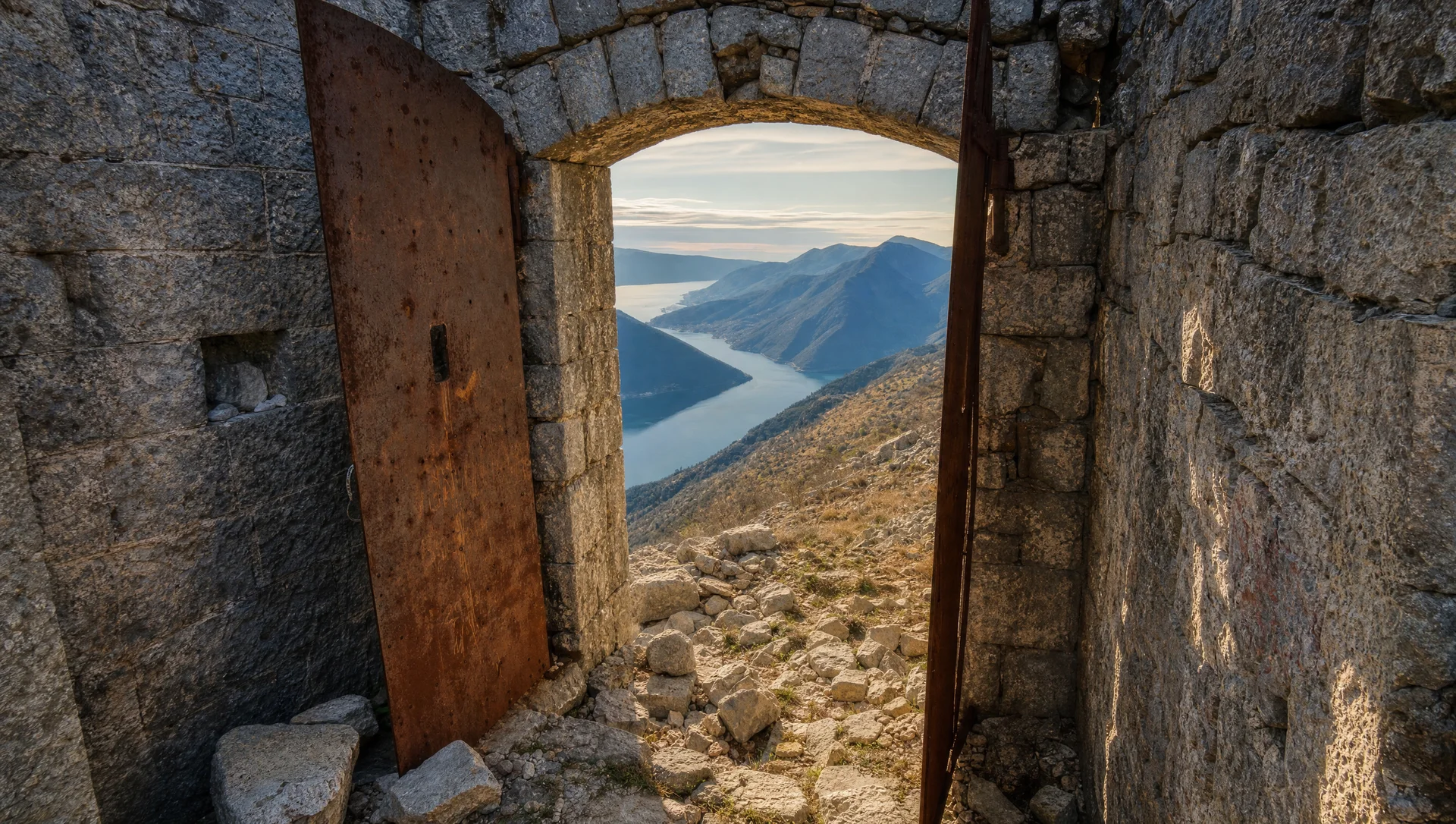 Outdoor scenery in Montenegro's mountains