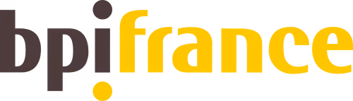 Logo bpifrance en noir et jaune.