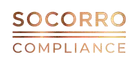 Socorro Compliance metallic copper logo