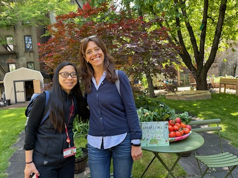Dr. Michelle Loy at a community event in New York City