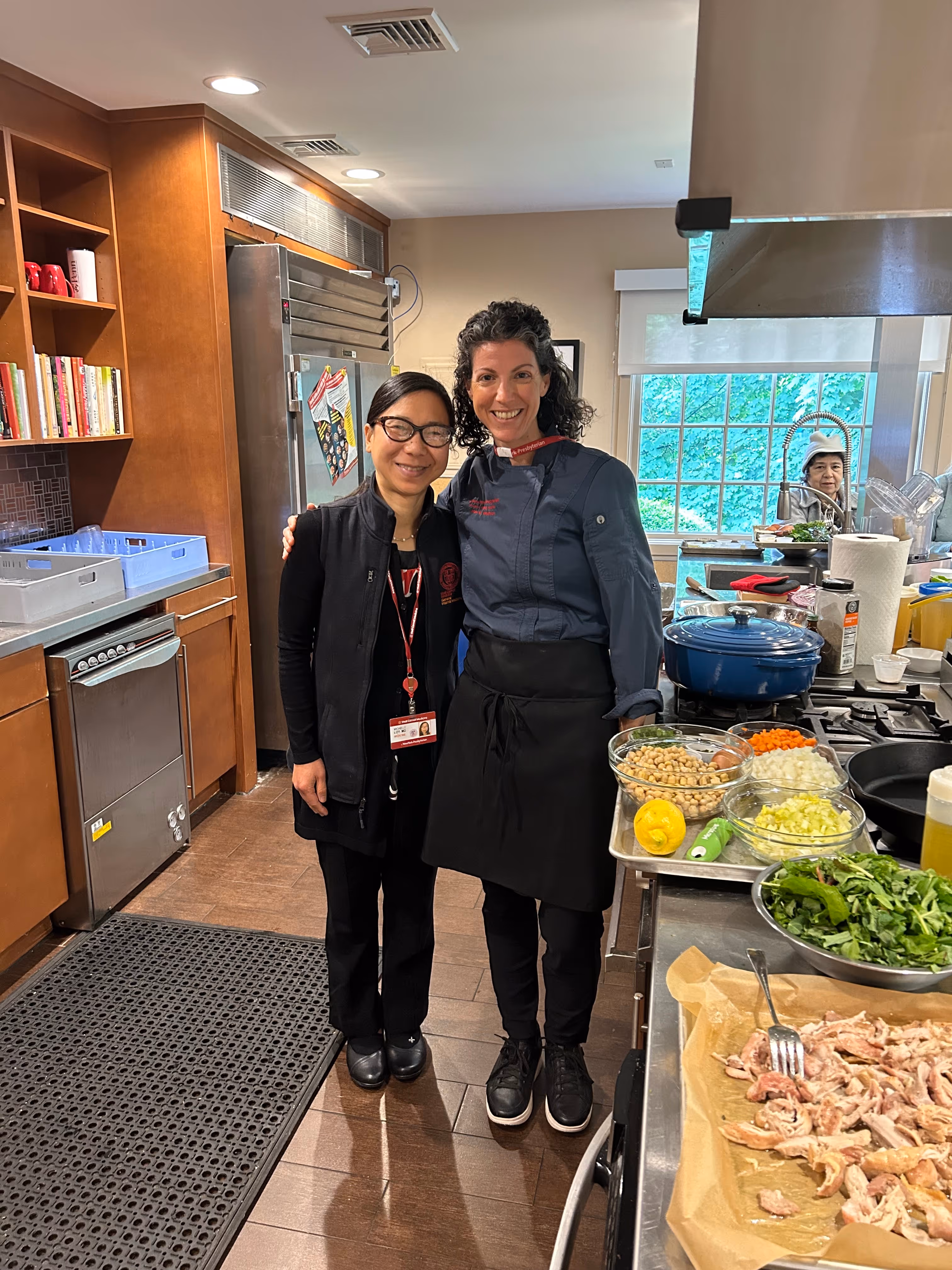 Integrative medicine physician Dr. Michelle Loy in a teaching kitchen
