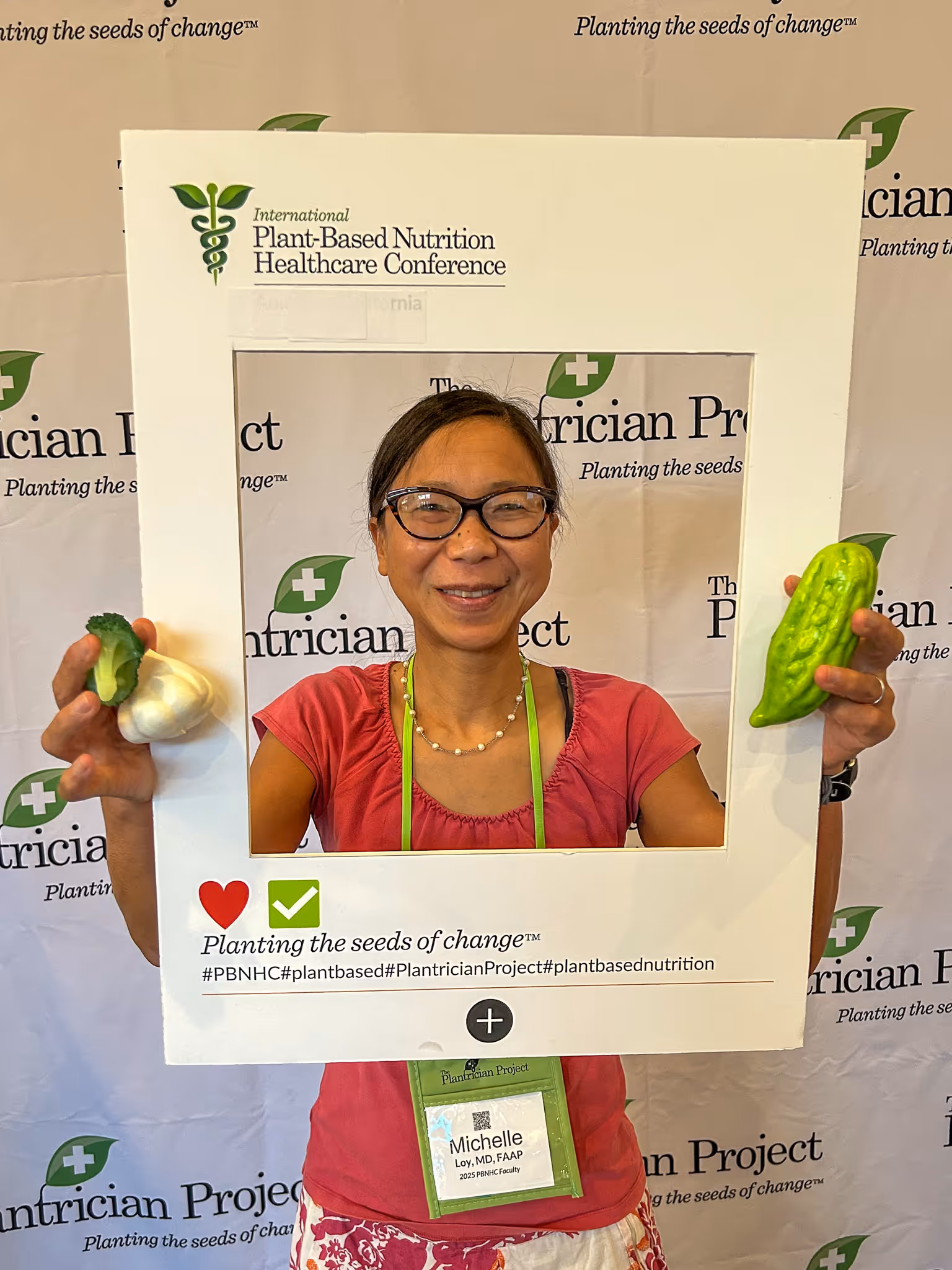 Dr. Michelle Loy at the Plantrician Project conference