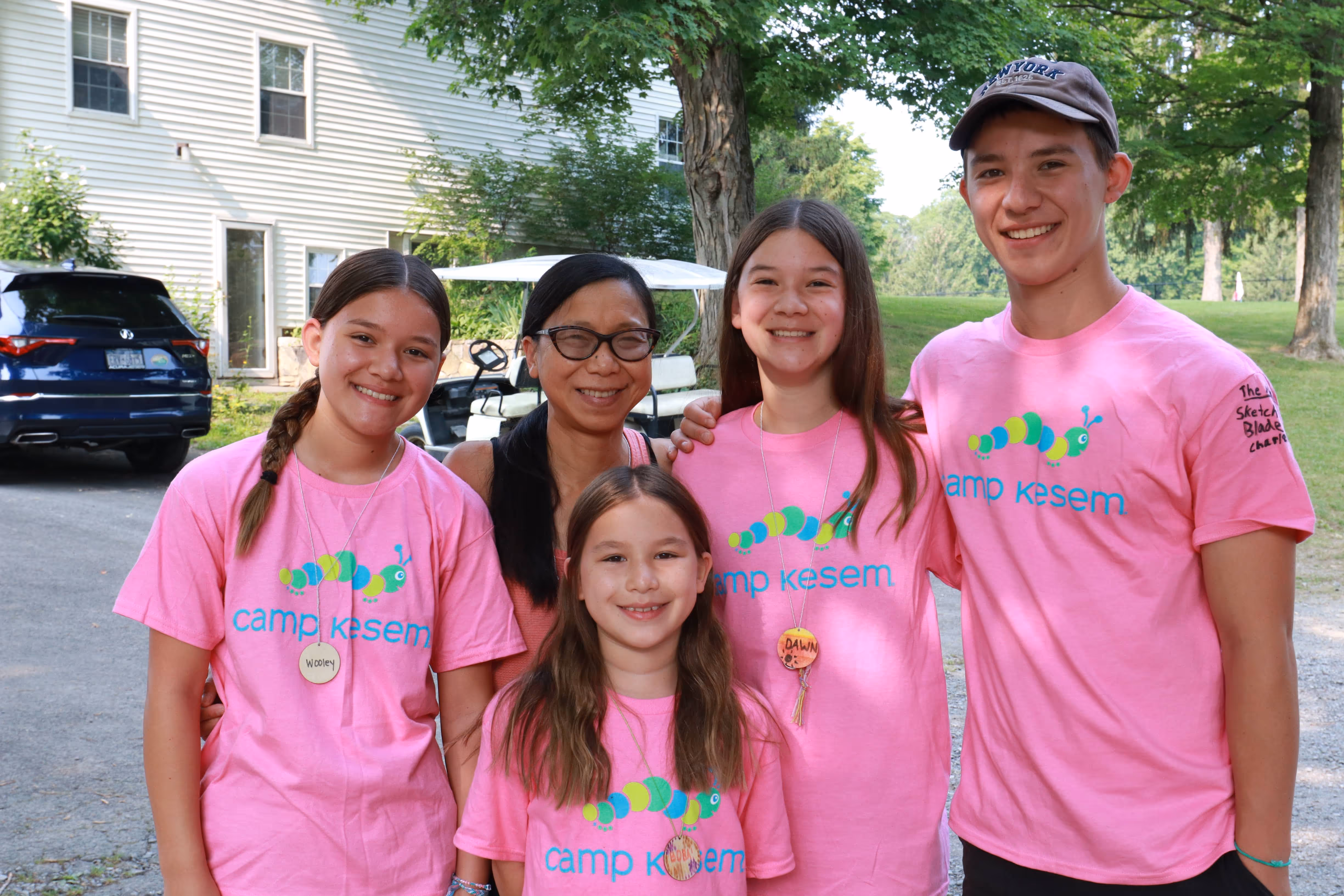 Dr. Michelle Loy with her family at a Camp Kesem Event