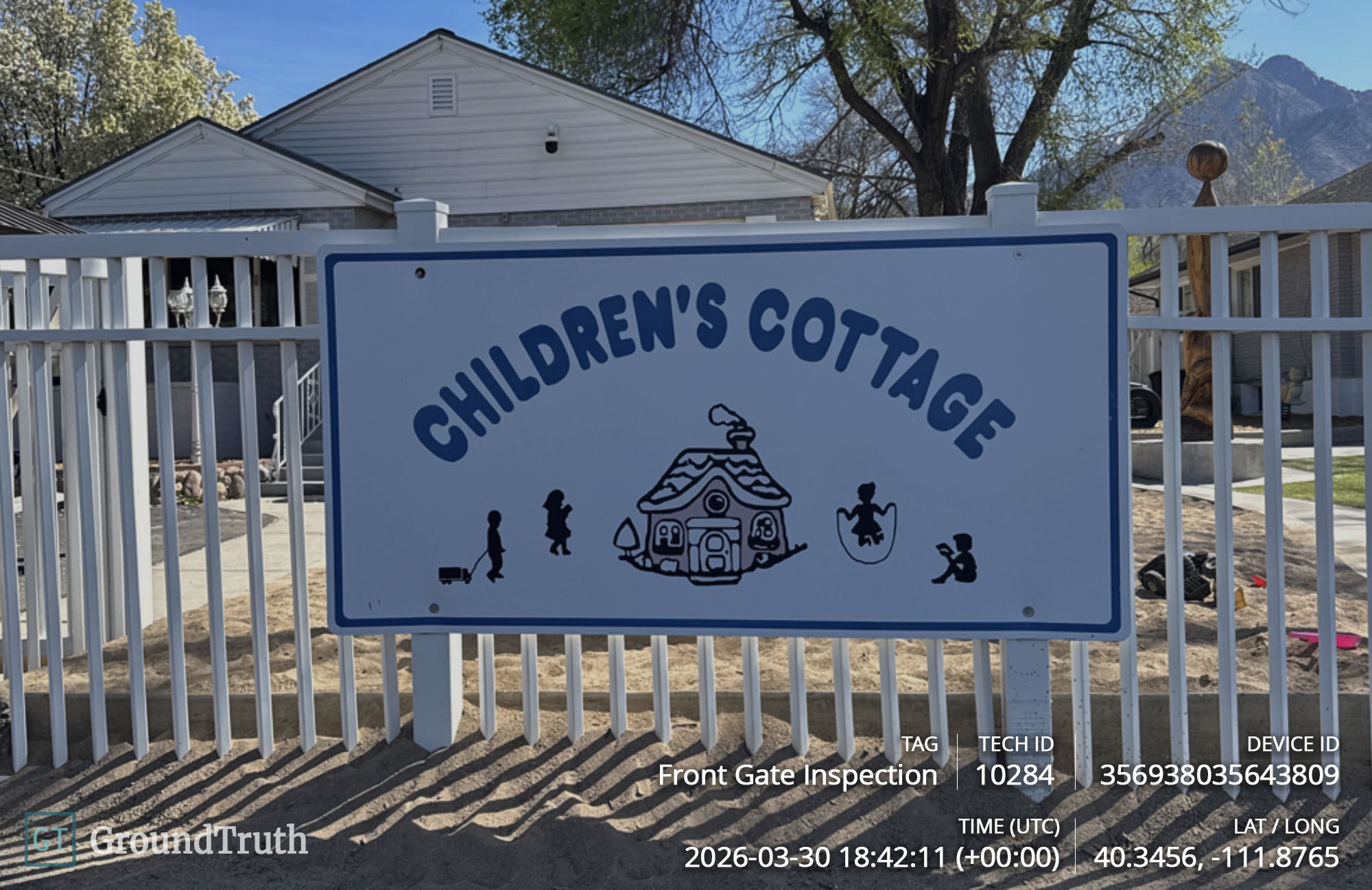 Sign verification photo