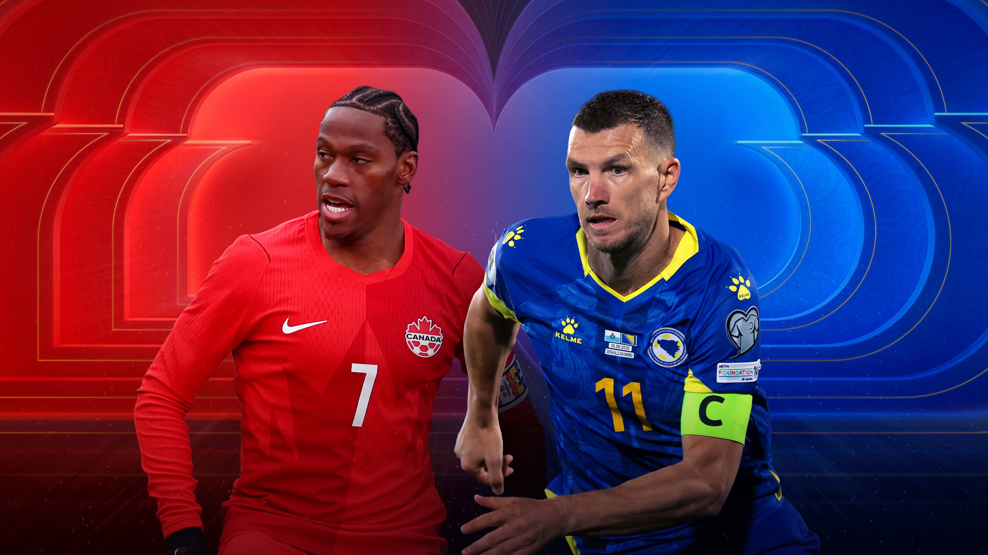 Watch Canada vs Bosnia and Herzegovina Highlights on FOX One