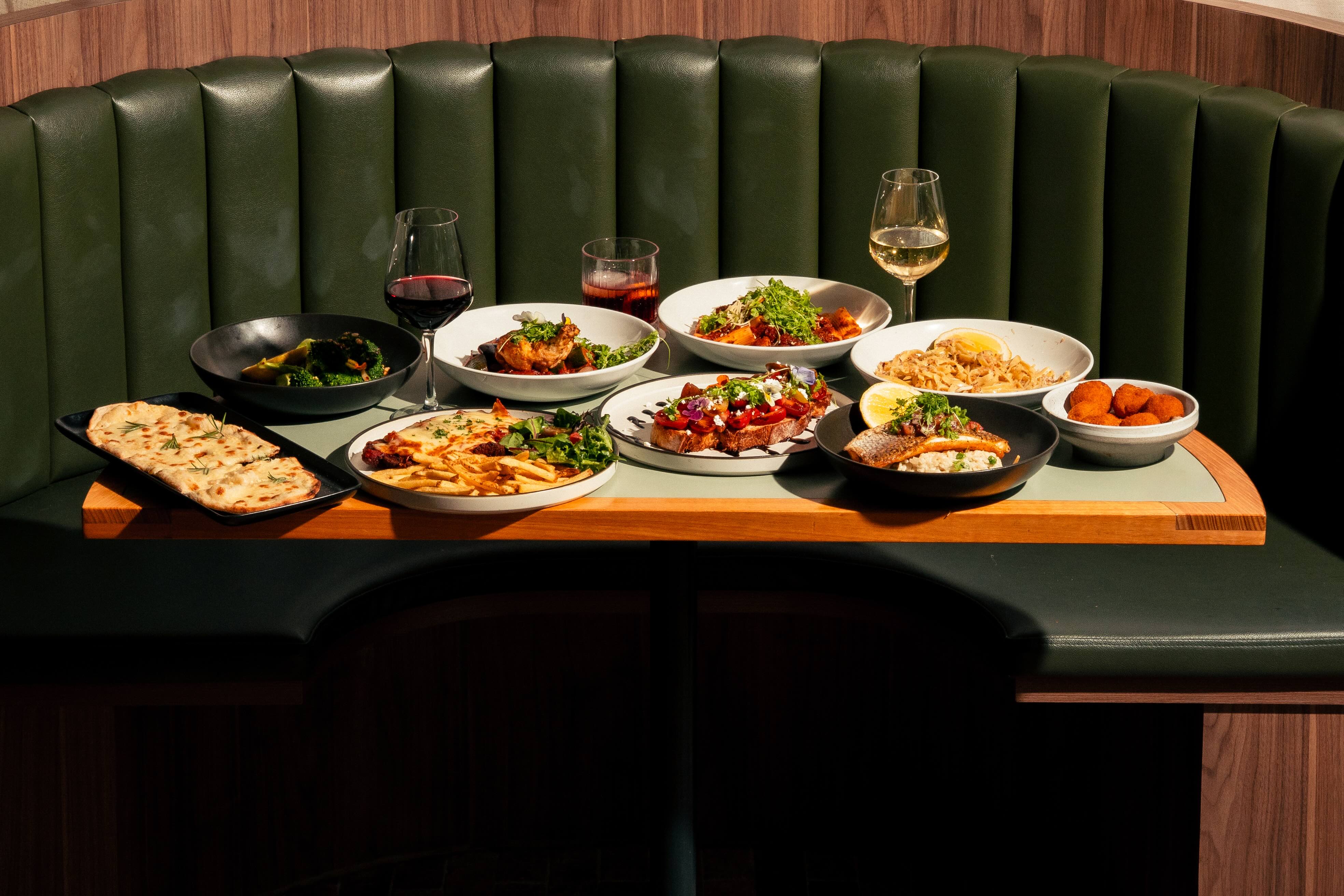 Flaminia restaurant interior with harbour views at Circular Quay Sydney