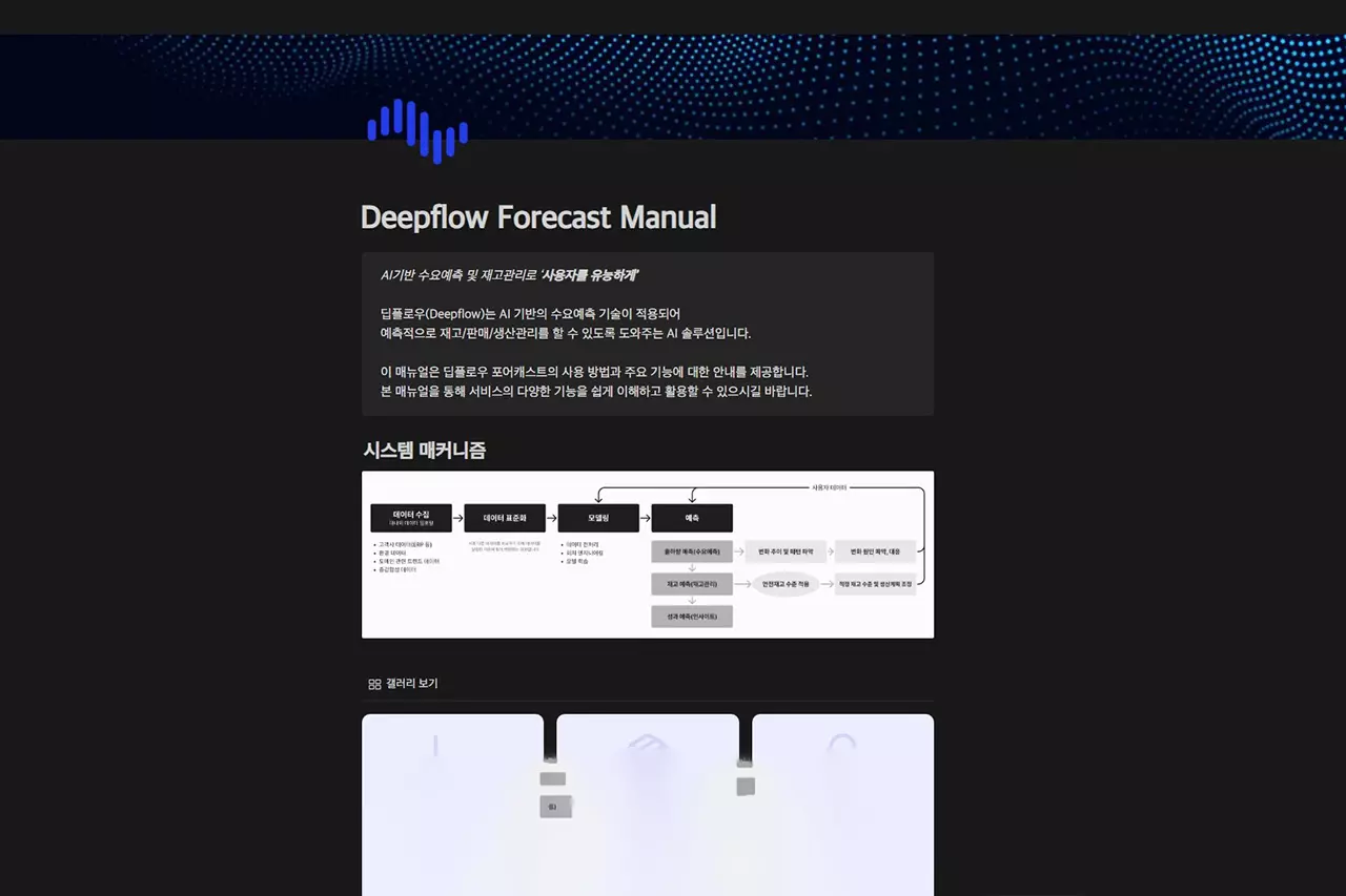 Deepflow Forecast Manual