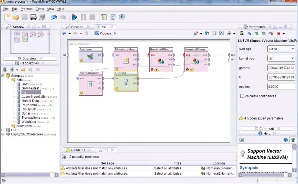 Key Machine Learning Models for Predictive Analytics - RapidMiner