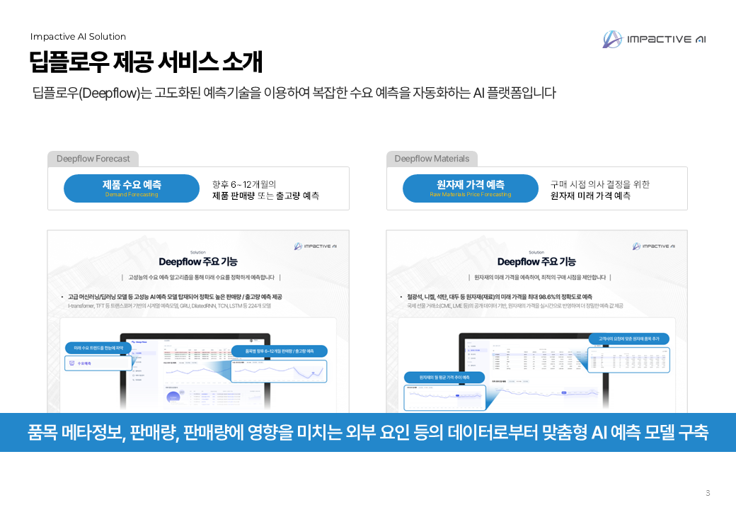 딥플로우 제공 서비스 소개