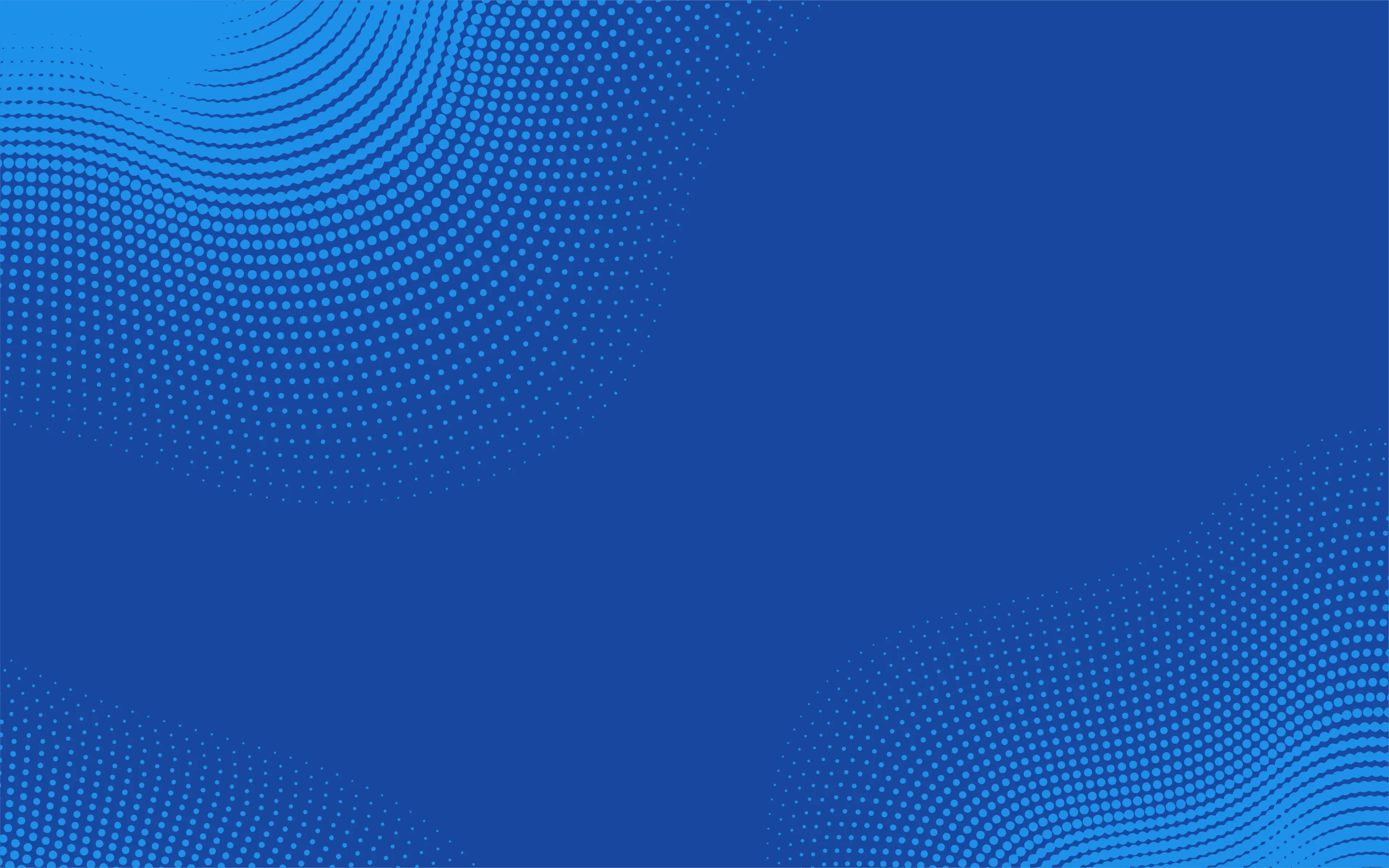 Abstract pattern of blue dots forming wave-like contours on a dark blue background.