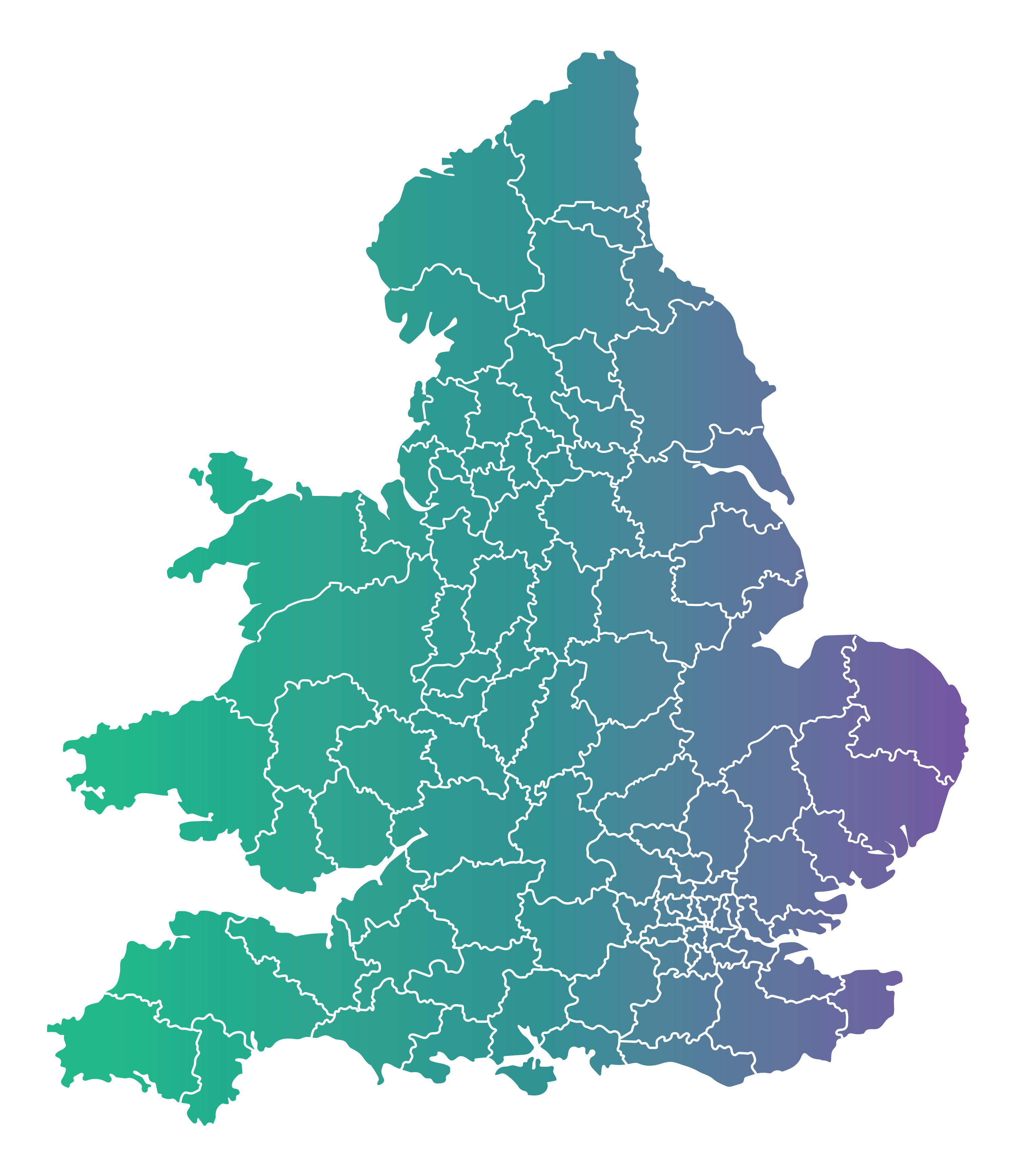 Map of England and Wales