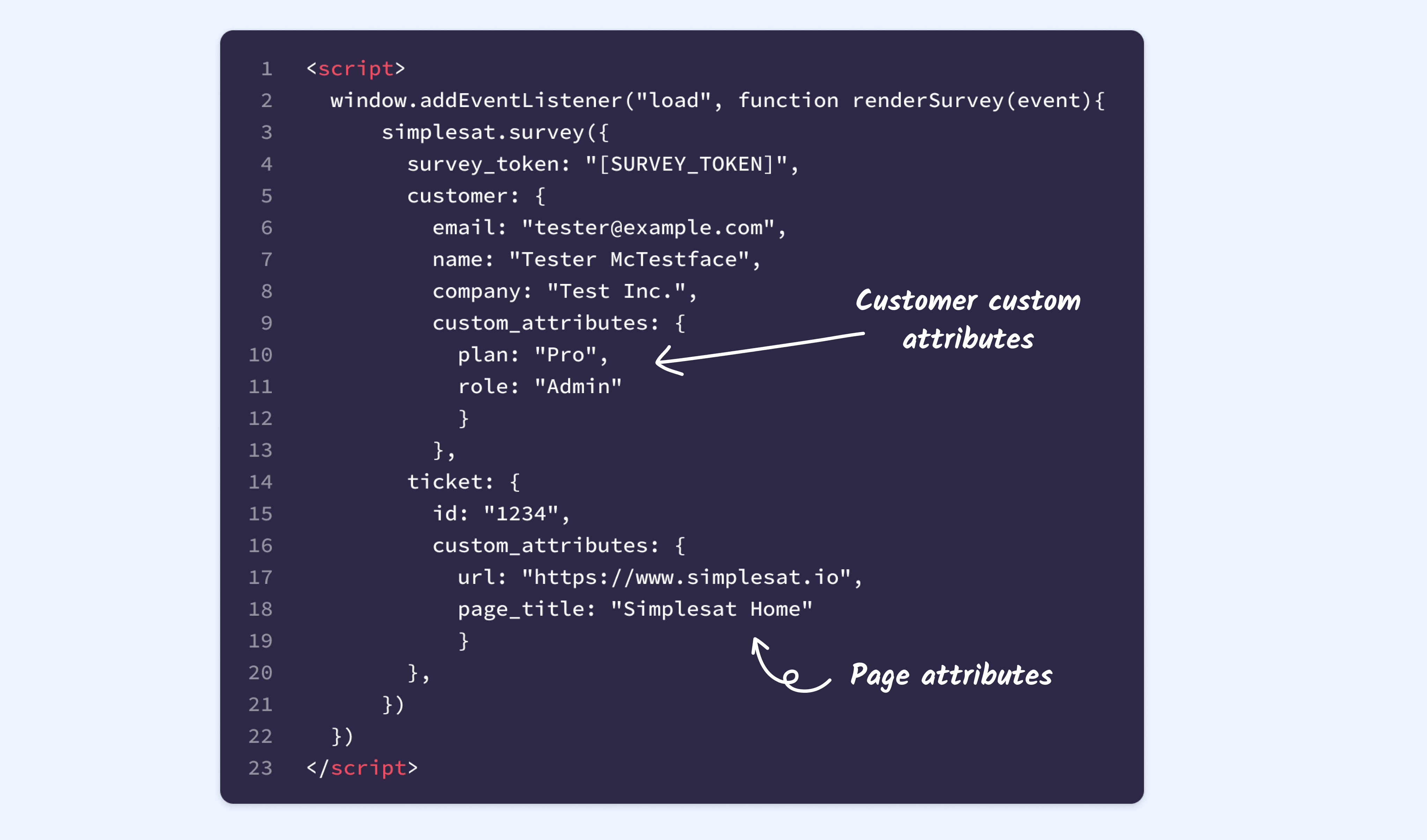 Web-embed code