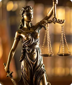 Lady Justice statue representing legal strategy and law firm positioning