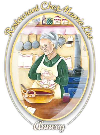 logo du restaurant chez mamie lise à annecy