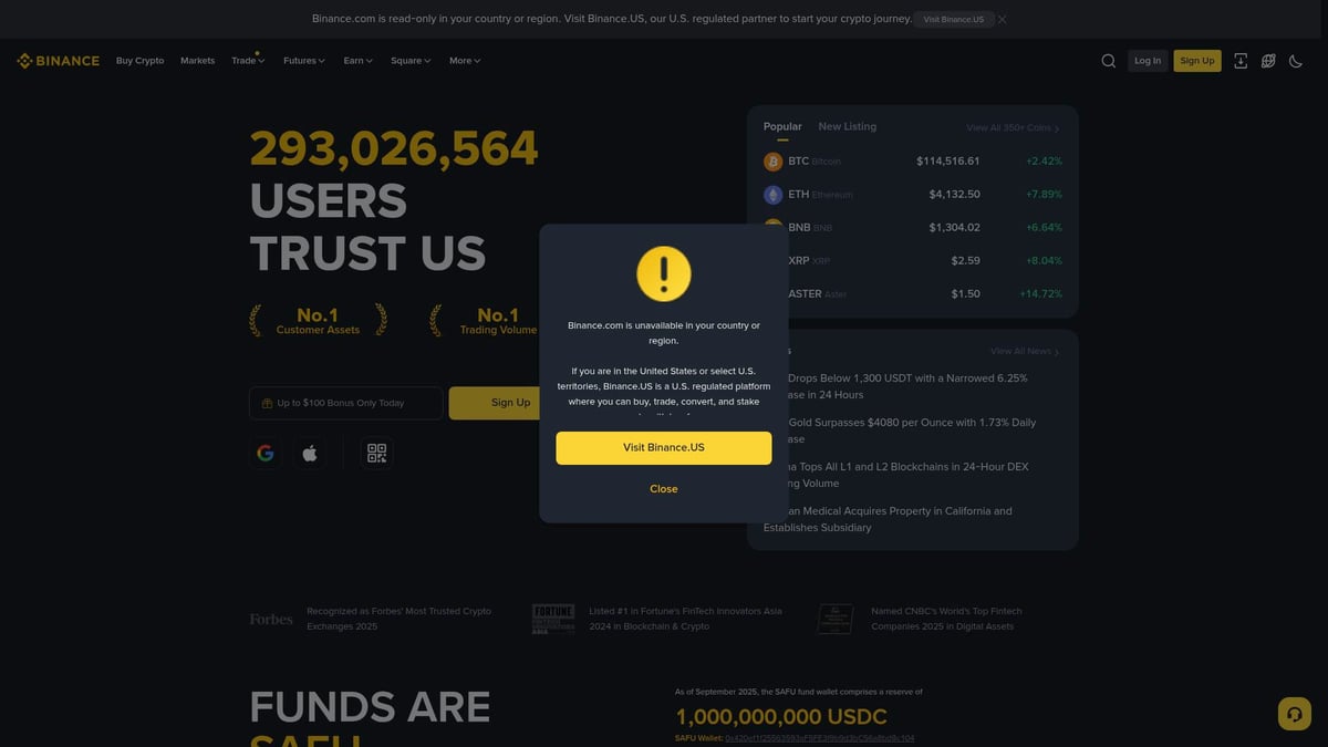 Top 7 Exchange Crypto Best Platforms for 2025 - Binance