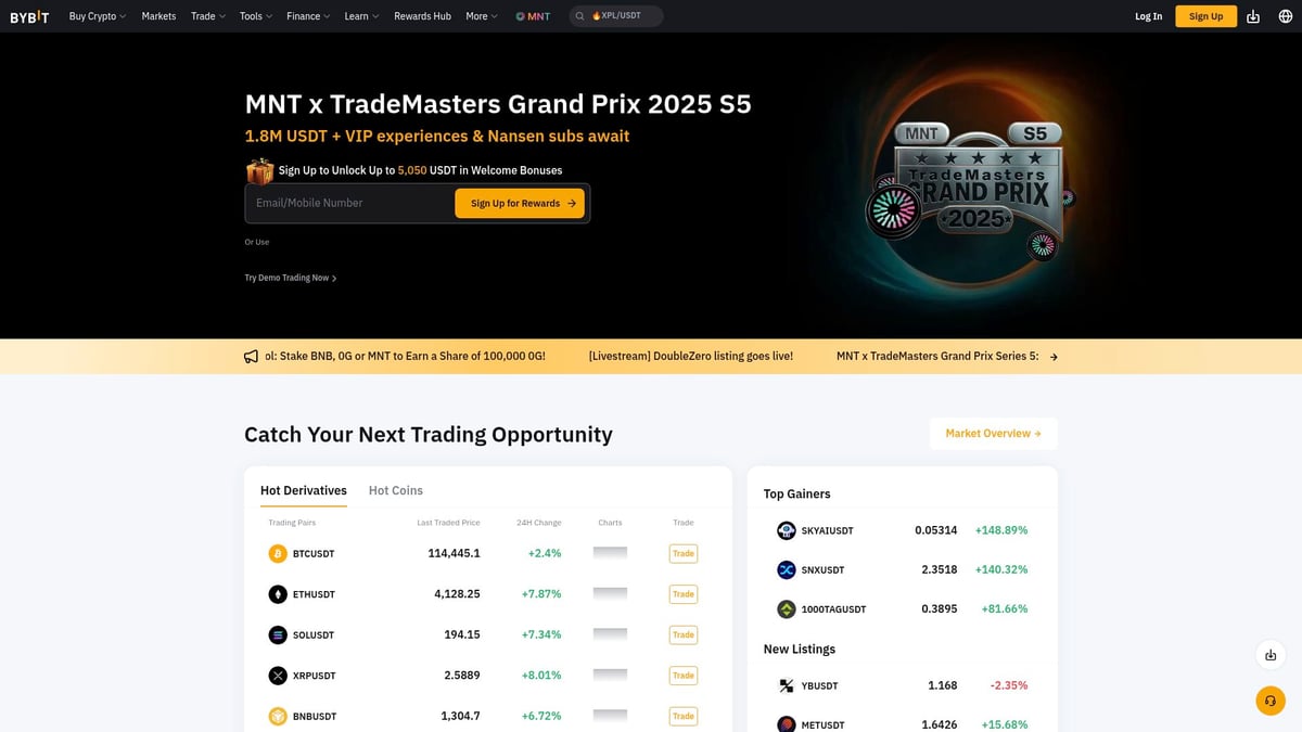 Top 7 Exchange Crypto Best Platforms for 2025 - Bybit