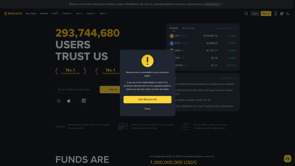 7 Essential Best Exchange for Crypto Trading Picks in 2025 - Binance