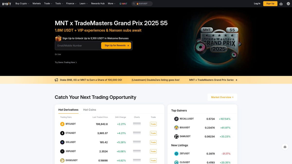 7 Essential Best Exchange for Crypto Trading Picks in 2025 - Bybit