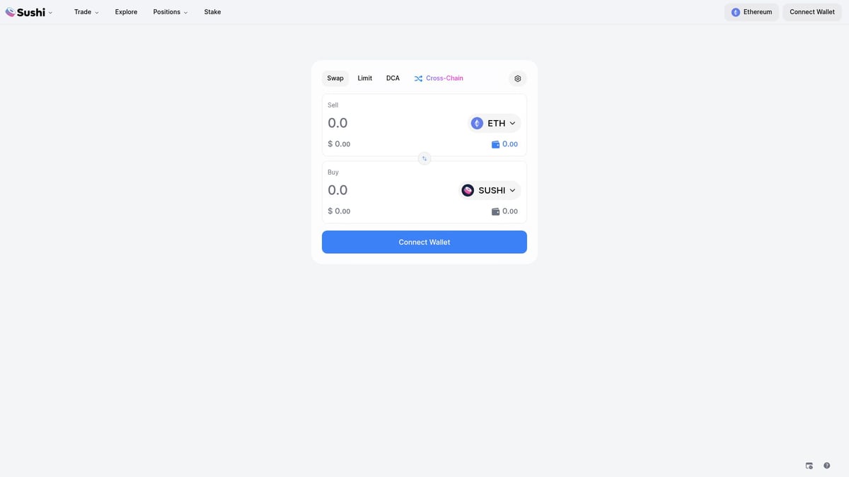 9 Essential Best Crypto Swap Site Picks for 2025 - SushiSwap