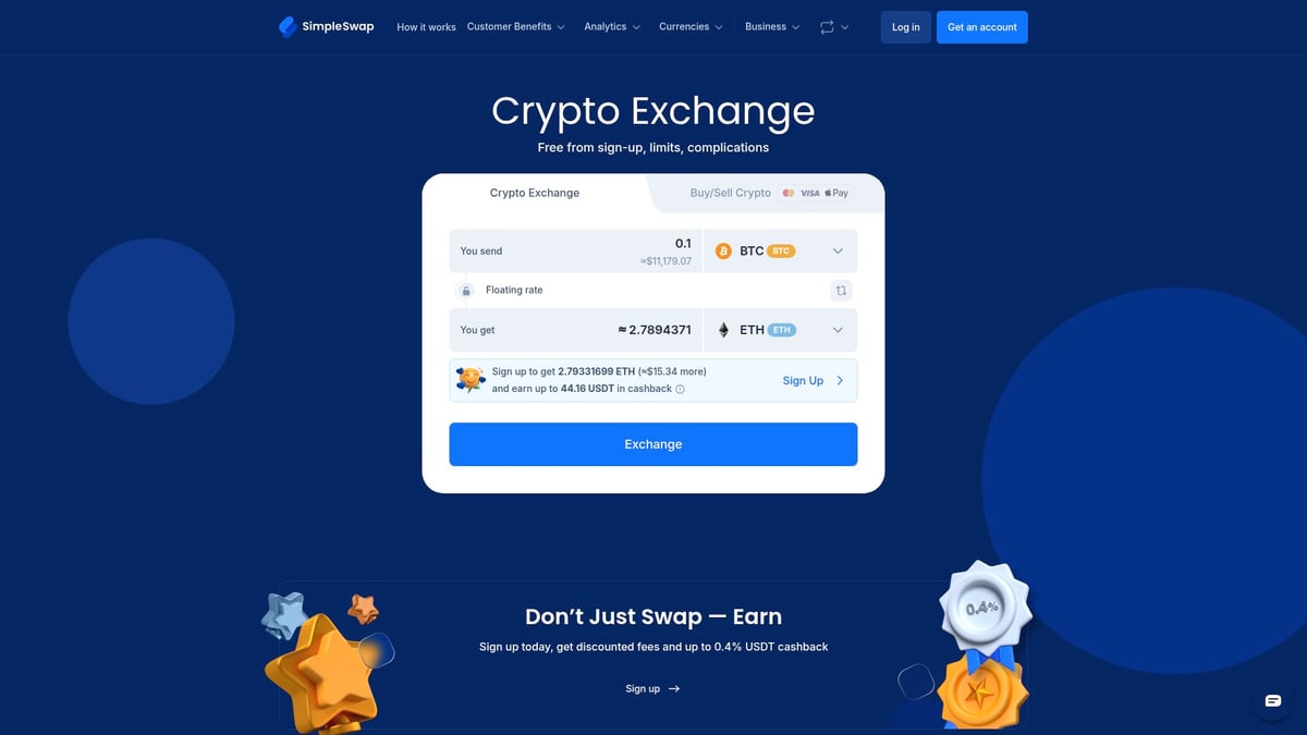 9 Essential Best Crypto Swap Site Picks for 2025 - SimpleSwap