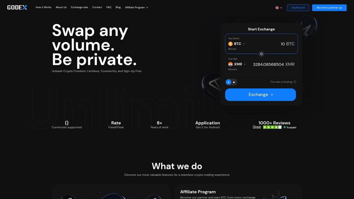 9 Essential Best Crypto Swap Site Picks for 2025 - Godex