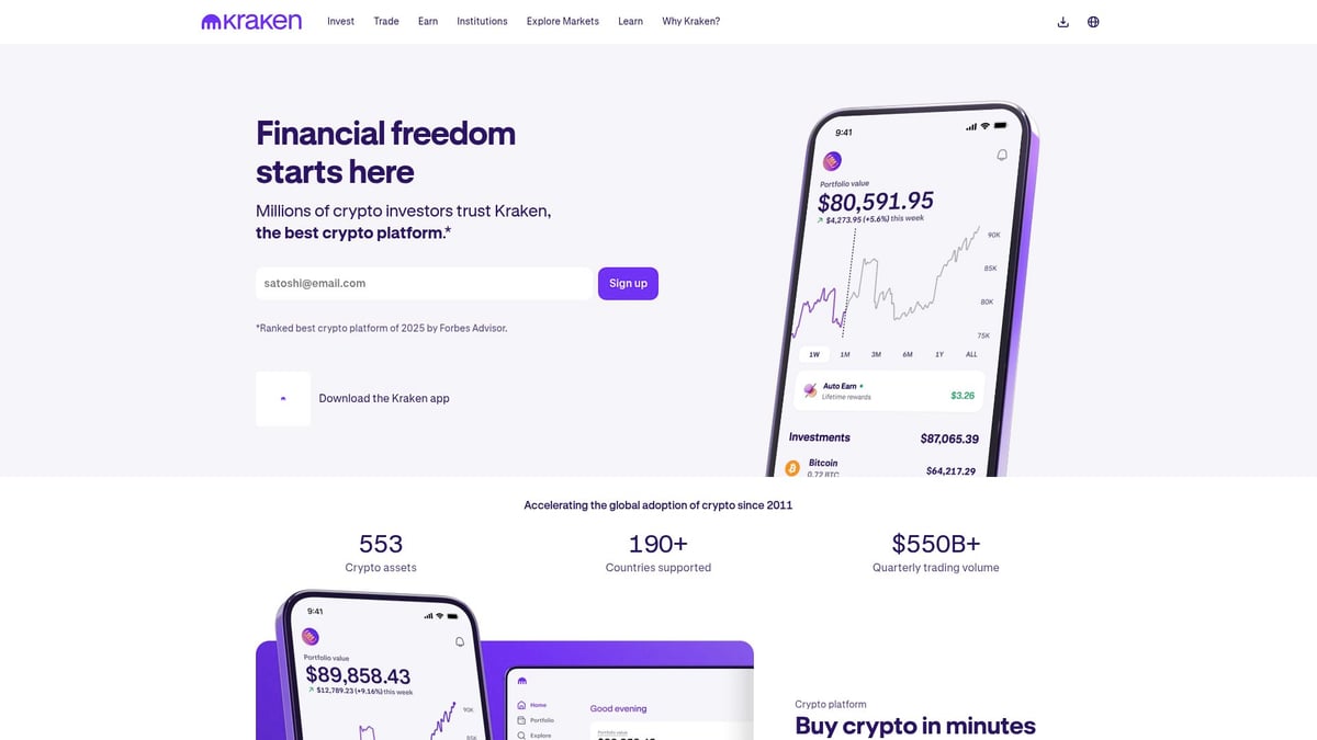 7 Must-Know Coin Exchange Crypto Platforms for 2025 - Kraken