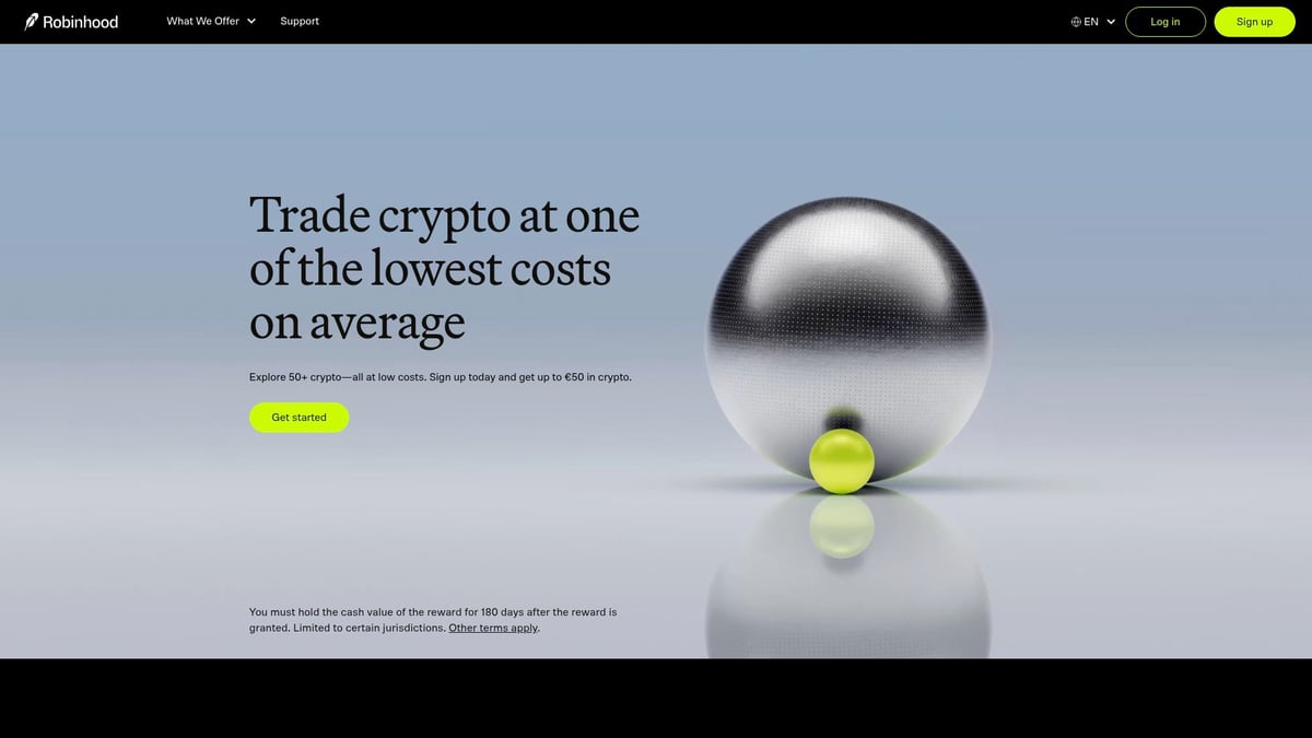 Top 10 Exchange Crypto Picks to Watch in 2025 - Robinhood Crypto (Zero-Fee Trading)