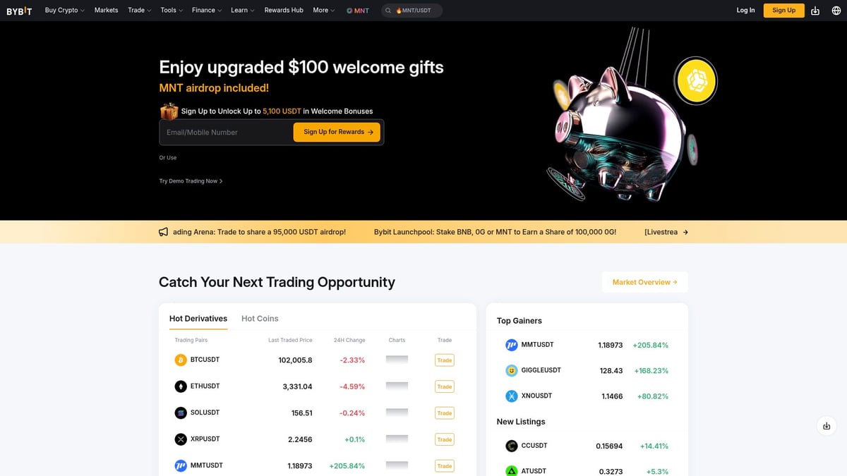 Top 10 Exchange Crypto Picks to Watch in 2025 - Bybit (Fast Growth & Derivatives)