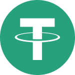 Tether (USDT) token icon on HoudiniSwap