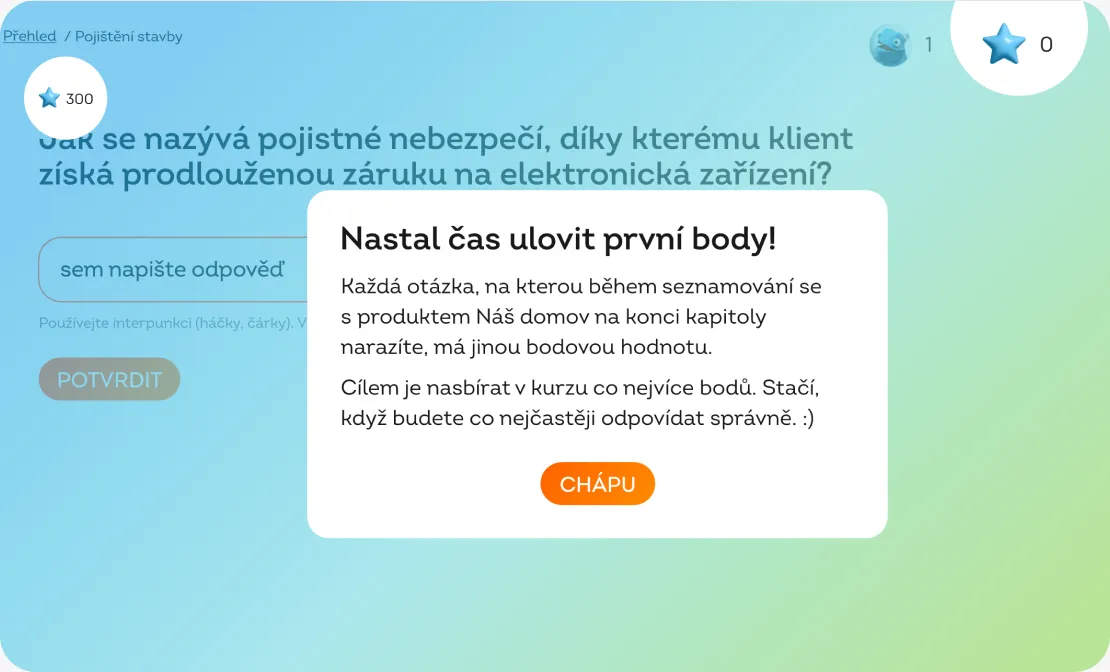 Otázka v kurzu Jak se nazývá pojistné nebezpečí s nabídkou odpovědí
