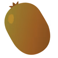 A whole kiwi