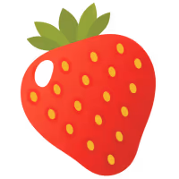 a whole strawberry