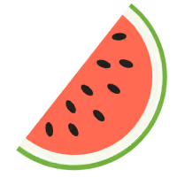 Half a watermelon